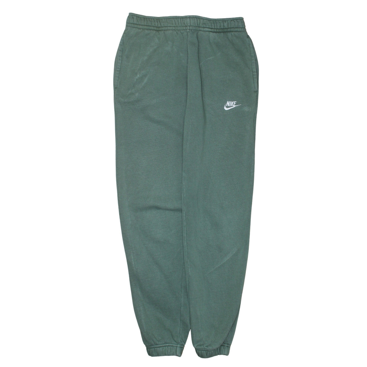 Nike Men's Green Regular Fit Fleece Sweatpants Size S