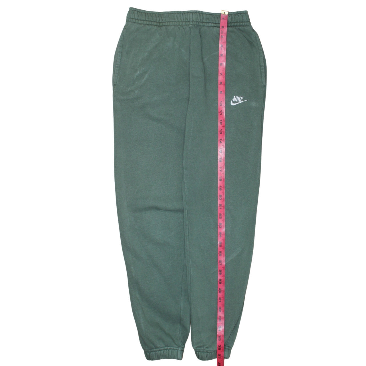 Nike Men's Green Regular Fit Fleece Sweatpants Size S
