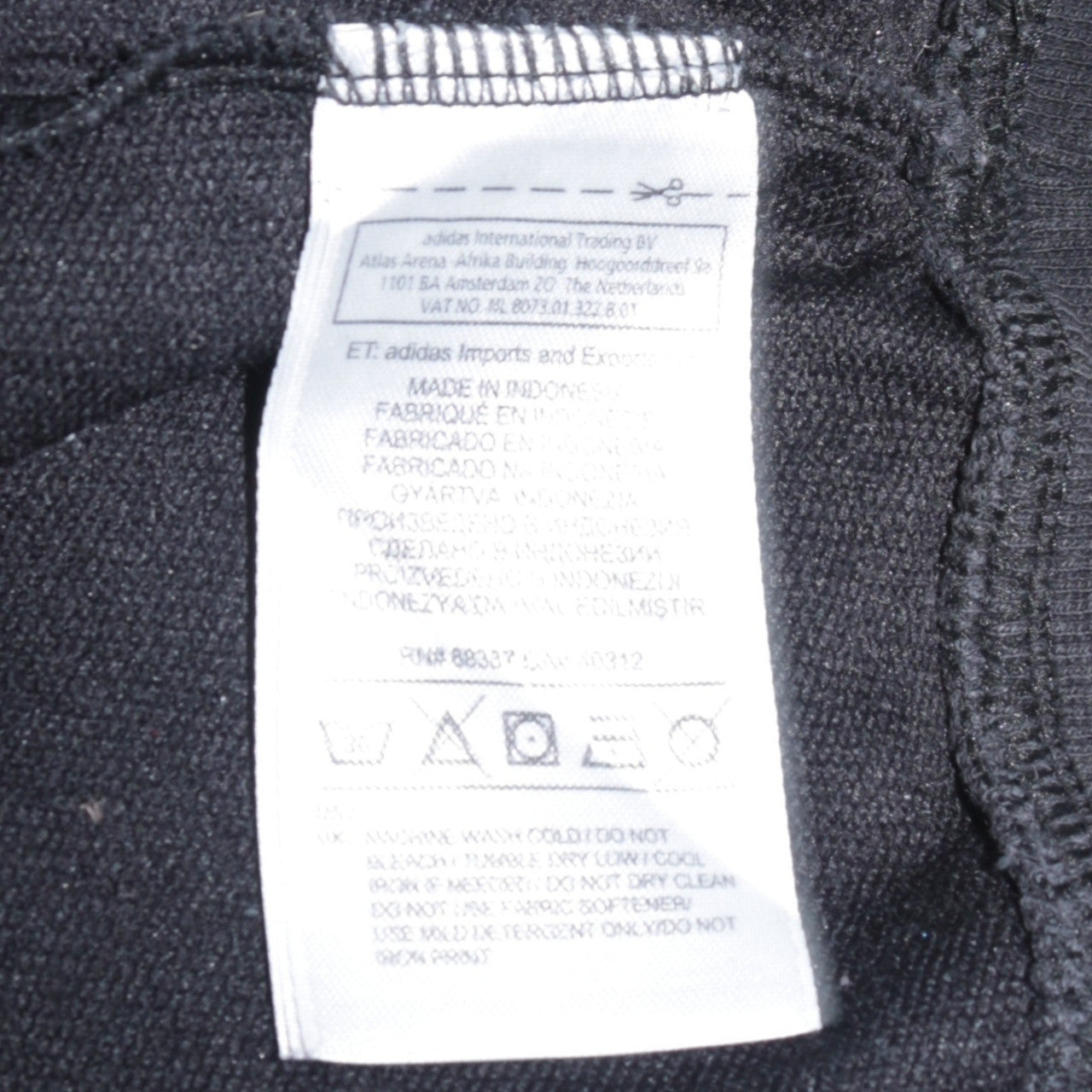 Adidas Women Black Crew Neck Pullover Sweatshirt L Climalite Logo Print
