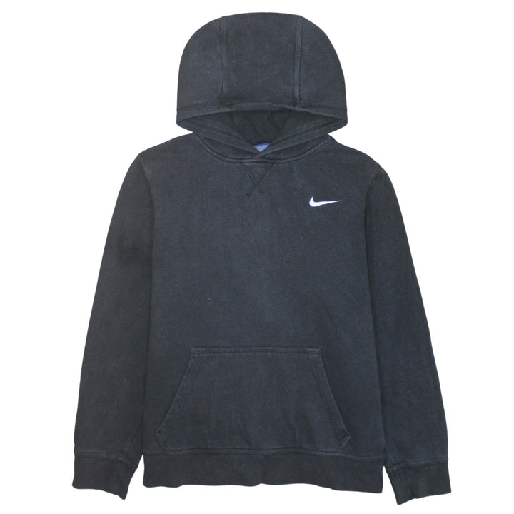 Nike Boys Black Pullover Hoodie XL 13-15 Years Fleece Logo Sweatshirt