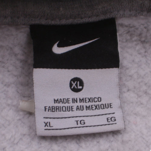 Nike Mens Grey XL Pullover Hoodie Twins Just Do It Sports Fleece
