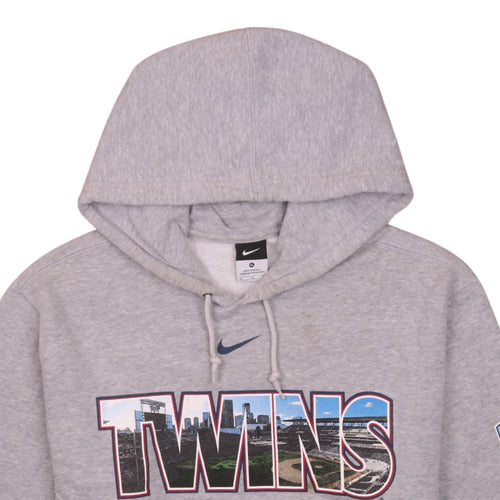 Nike Mens Grey XL Pullover Hoodie Twins Just Do It Sports Fleece