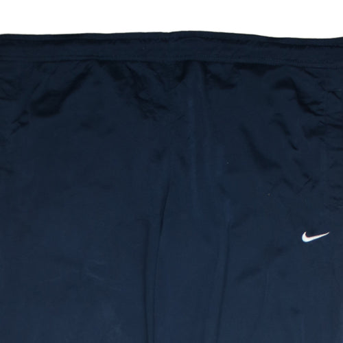 Nike Mens Blue Track Pants M Regular Fit Activewear Trousers