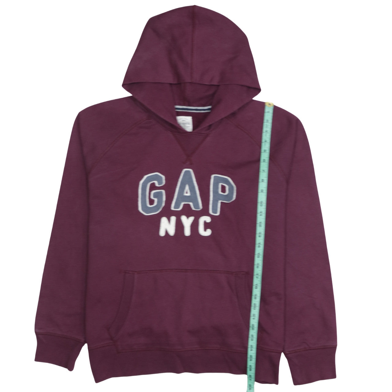 GAP Women’s Burgundy Hooded Pullover Sweatshirt XL Cotton Blend
