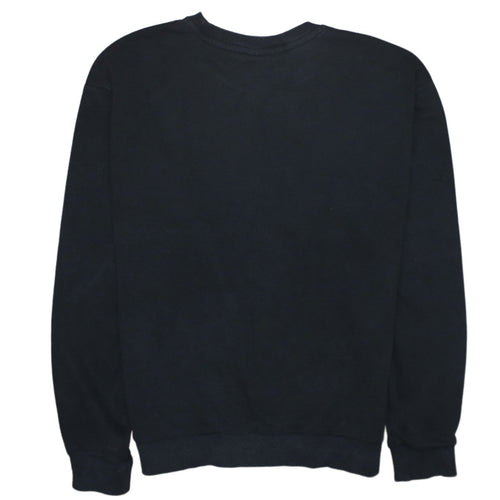 Puma Womens Black Size 10 Pullover Sweatshirt Crew Neck Logo Jumper