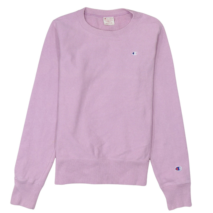 Champion Womens Pink Reverse Weave Sweatshirt Medium Cotton Casual