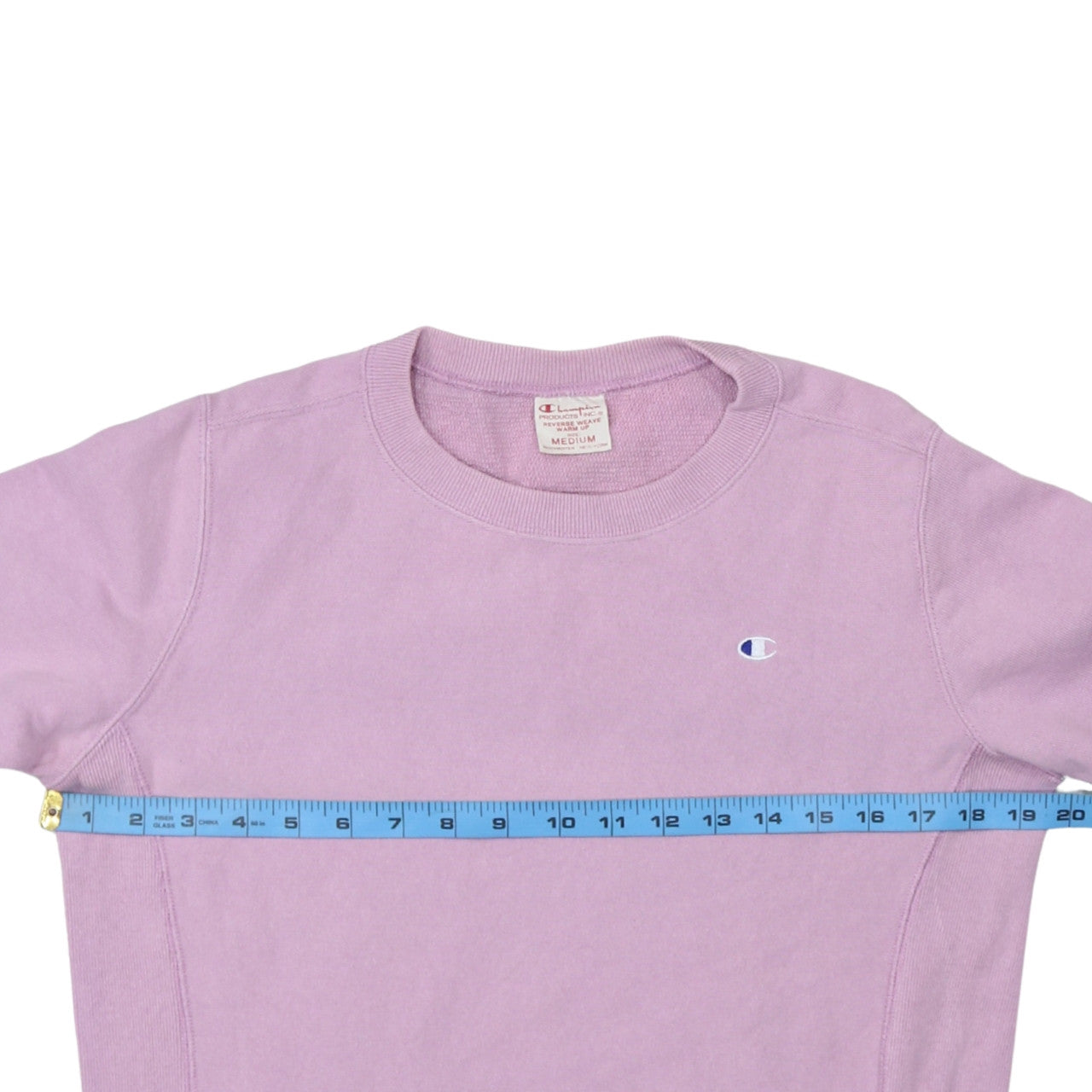 Champion Womens Pink Reverse Weave Sweatshirt Medium Cotton Casual
