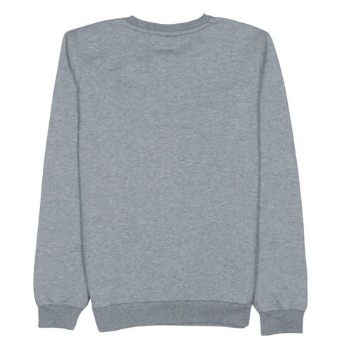 Puma Boys Grey Pullover Sweatshirt 13-14 Years Crew Neck Logo Cotton Blend