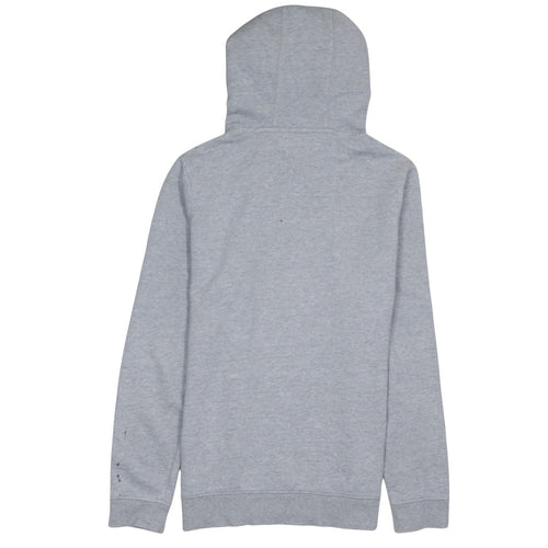 Tommy Hilfiger Men’s Grey Pullover Hoodie L Logo Graphic Sweatshirt