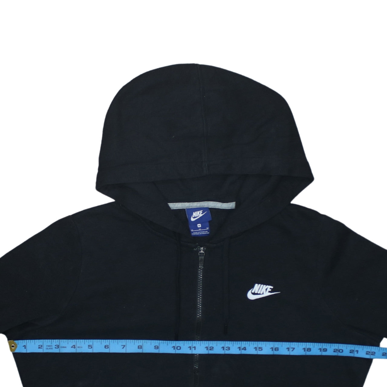 Nike Men's Black Full Zip Hoodie M Lightweight Sportswear