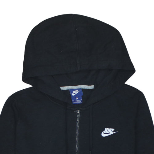 Nike Men's Black Full Zip Hoodie M Lightweight Sportswear