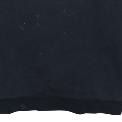 Nike Men's Black 'Just Do It' Logo Crew Neck Sweatshirt L