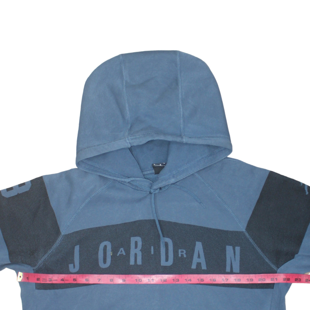 Jordan Men's Blue Pullover Hoodie L Graphic Sports Fleece Sweatshirt