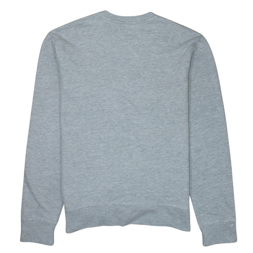 Champion Men's Grey Embroidered Logo Pullover Sweatshirt Size M