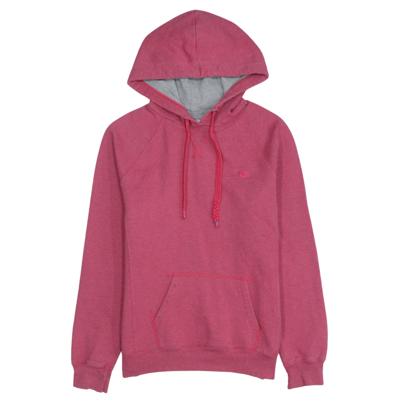 Champion Womens Pink Hooded Pullover Sweatshirt Size M