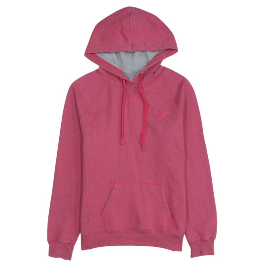 Champion Womens Pink Hooded Pullover Sweatshirt Size M