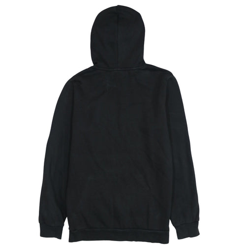 Puma Women's Black Small Pullover Hoodie with Logo Print
