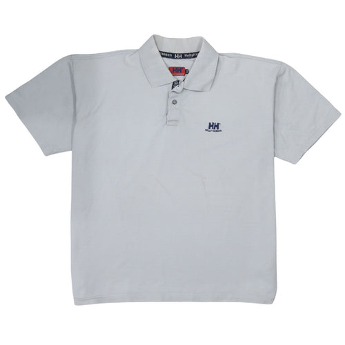 Helly Hansen Mens Grey 2XL Cotton Polo Shirt
