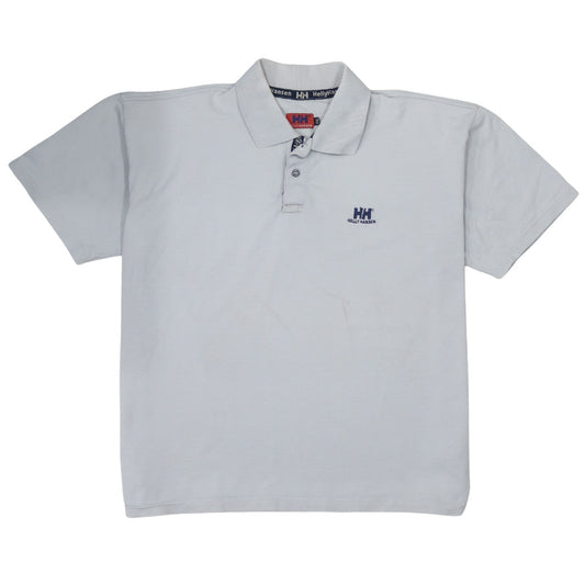 Helly Hansen Mens Grey 2XL Cotton Polo Shirt