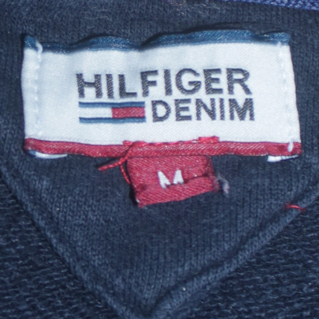 Tommy Hilfiger Denim Womens Navy Blue M Pullover Sweatshirt