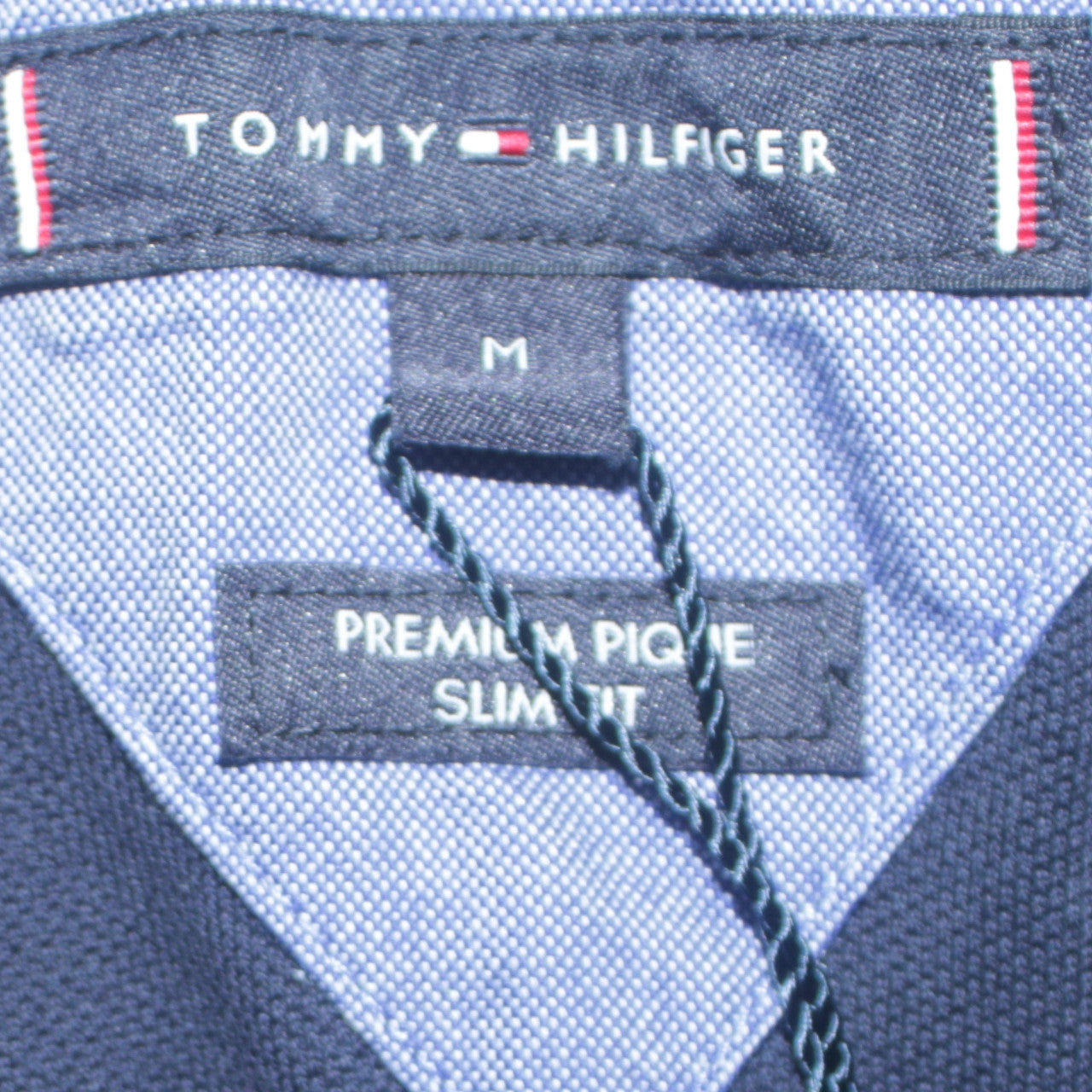 Tommy Hilfiger Men’s Blue Slim Fit Polo Shirt Size M