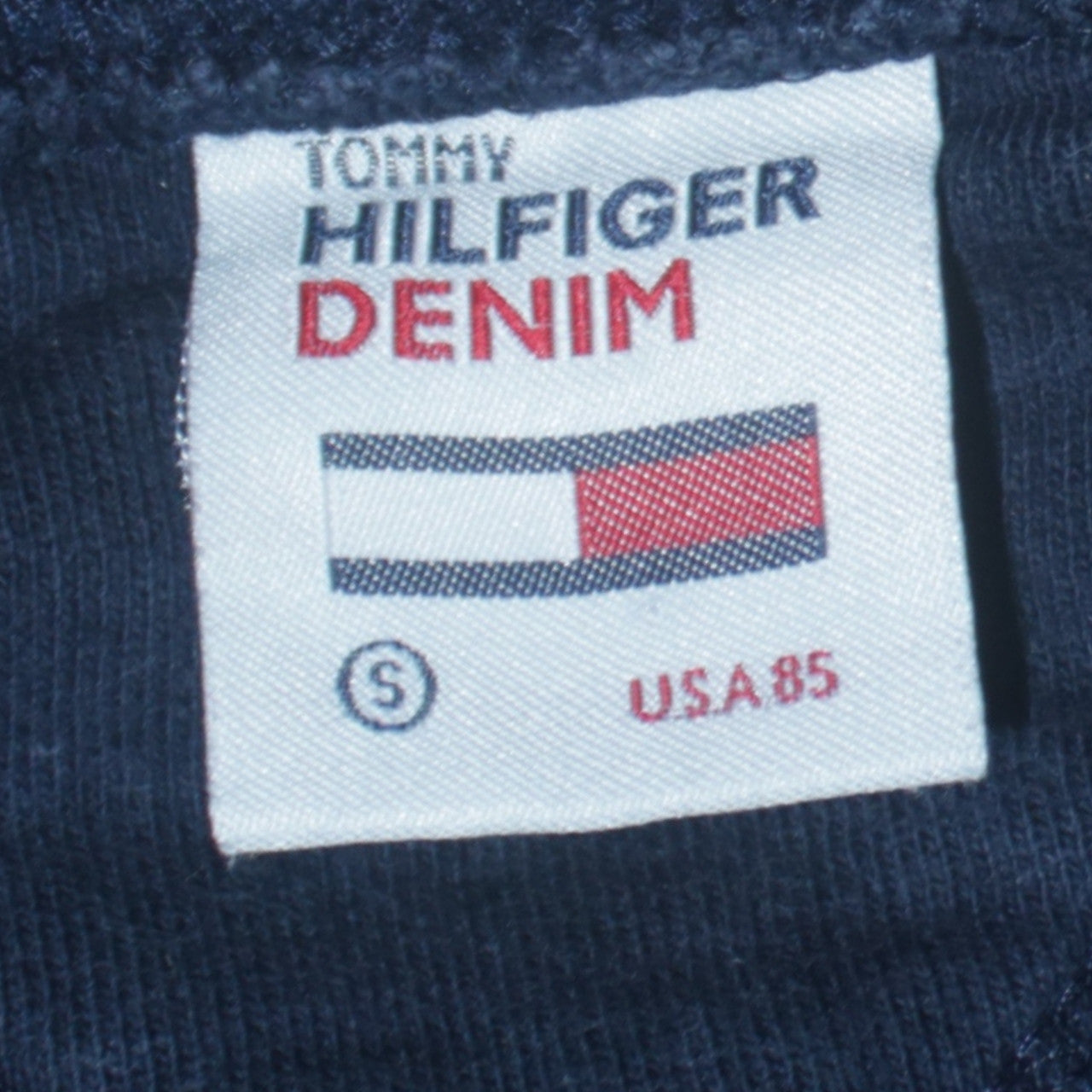 Tommy Hilfiger Men's Blue Small Pullover Sweatshirt Embroidered Logo