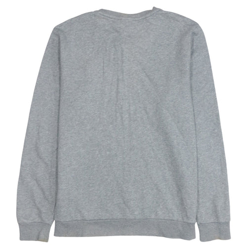 Puma Men's Grey Crew Neck Pullover Sweatshirt Size M Sportswear