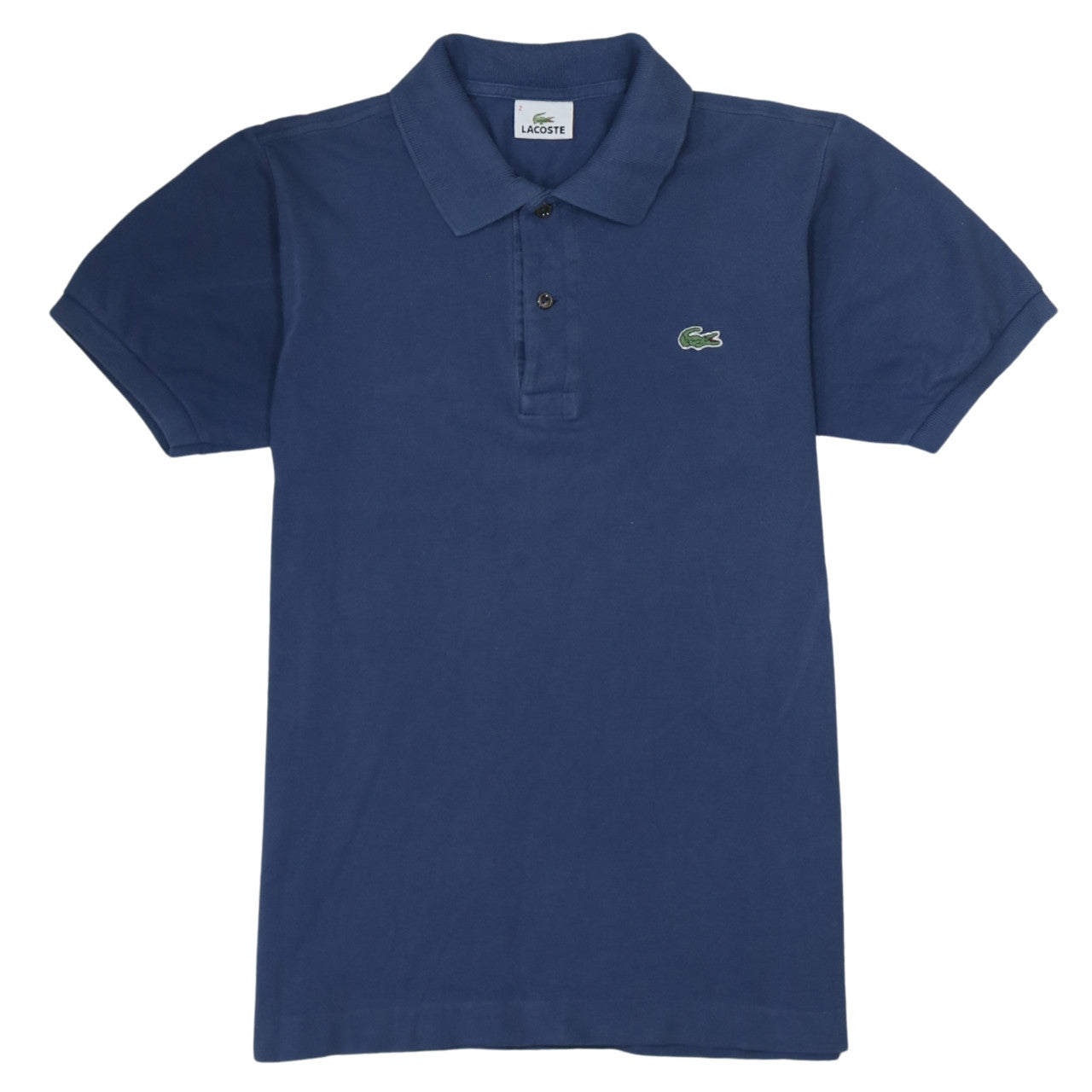 Lacoste Men's Blue Cotton Short Sleeve Polo Shirt Size S