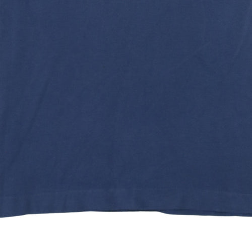 Lacoste Men's Blue Cotton Short Sleeve Polo Shirt Size S