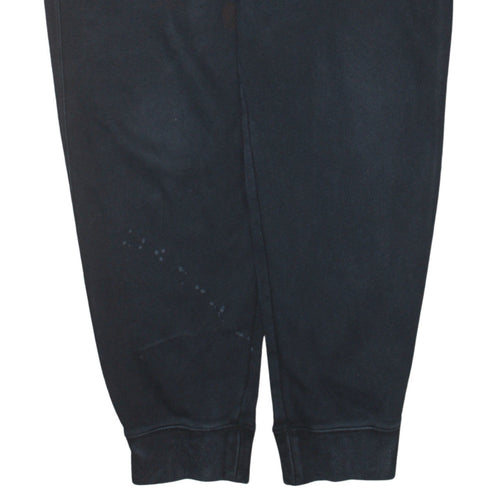 Nike Men's Black Fleece Joggers L Regular Fit Elastic Waist
