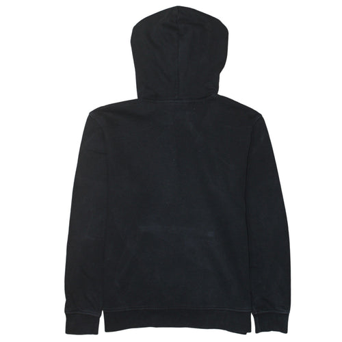 Adidas Womens Black Hoodie Size 10 Pullover Casual Cotton Sweatshirt