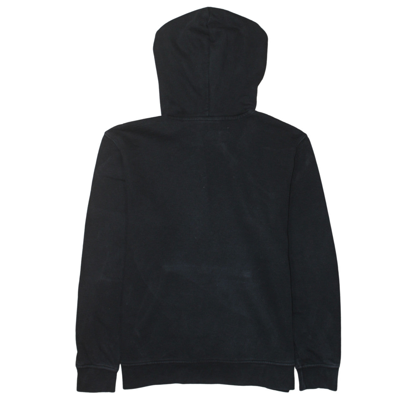Adidas Womens Black Hoodie Size 10 Pullover Casual Cotton Sweatshirt