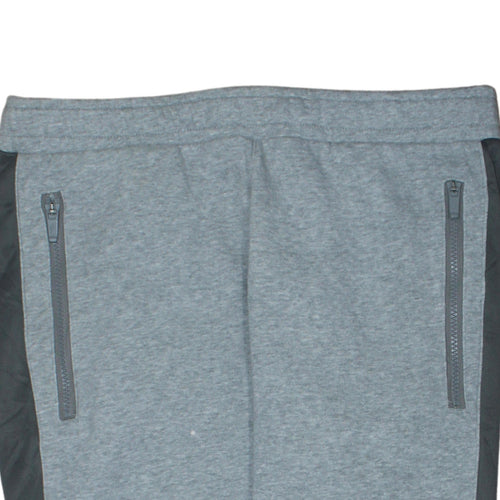 Nike Men's Grey Jogger Sweatpants Medium Elastic Waist Tapered Fit