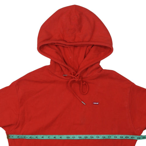 Levi's Men's Red Pullover Hoodie Size L Regular Fit
