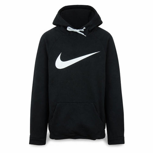 Nike Men's Black Dri-Fit Pullover Hoodie Small Logo Sportswear