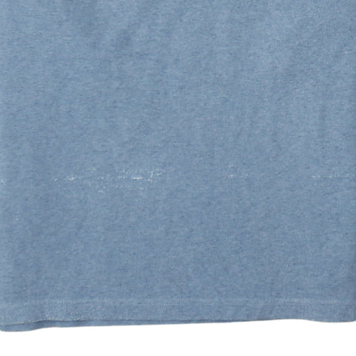 Tommy Hilfiger Mens Blue 1/4 Zip Mock Neck Sweatshirt Size L