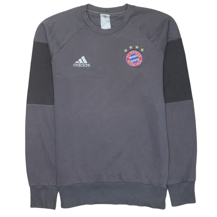 Adidas Men’s Grey FC Bayern Munich Pullover Sweatshirt M