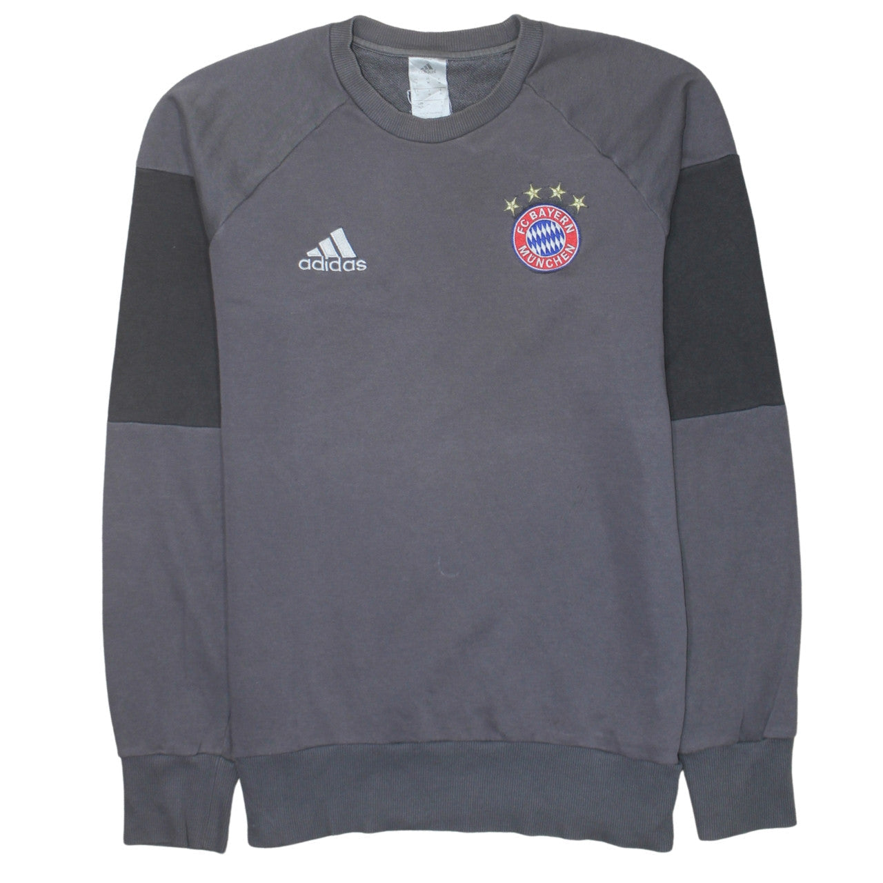 Adidas Men’s Grey FC Bayern Munich Pullover Sweatshirt M