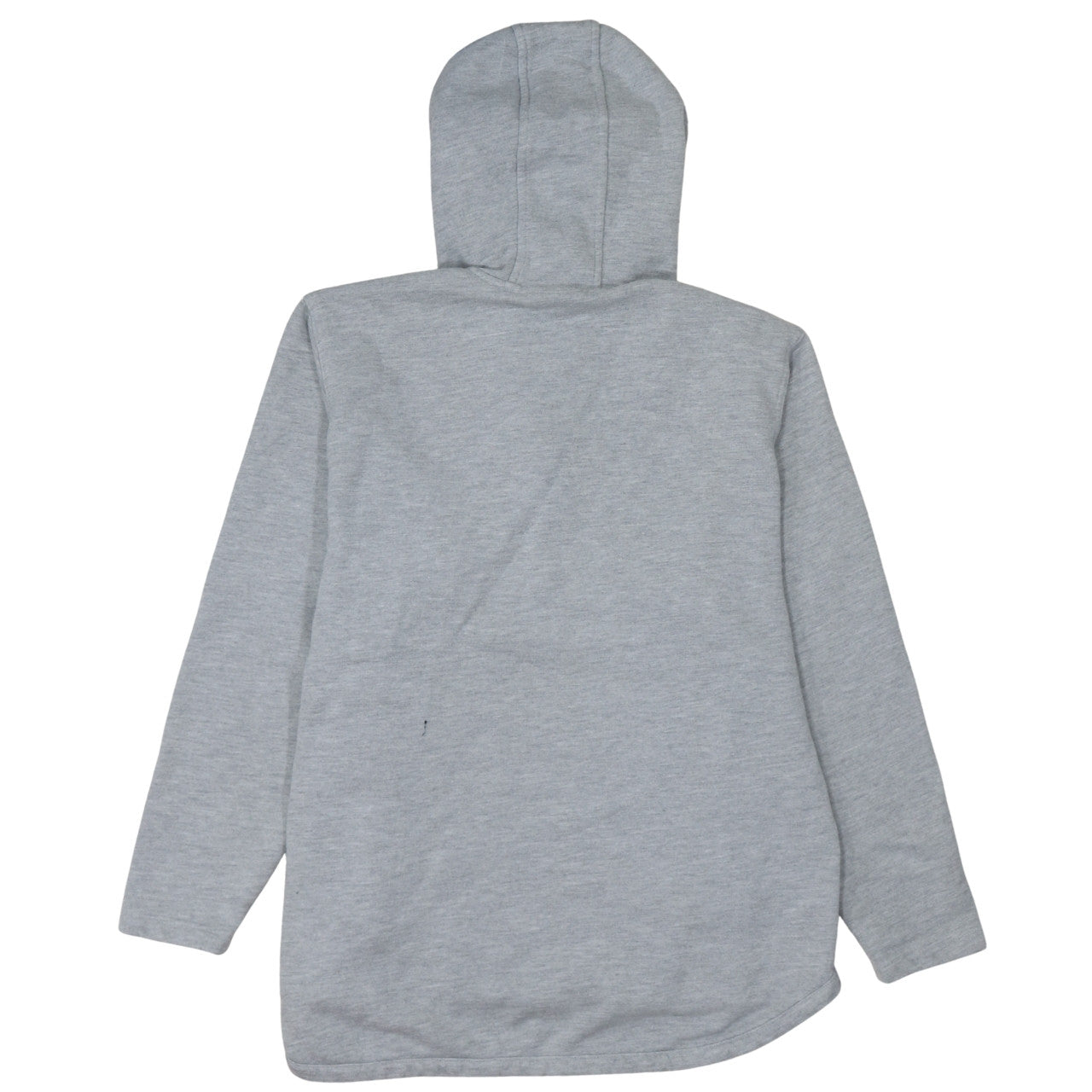 Adidas Women's Grey 1/2 Zip Hooded Sweatshirt Size 16 Lined Pockets