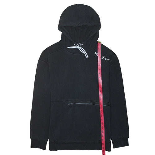 Puma Men Black Pullover Hoodie Size S Regular Fit Sports Fleece