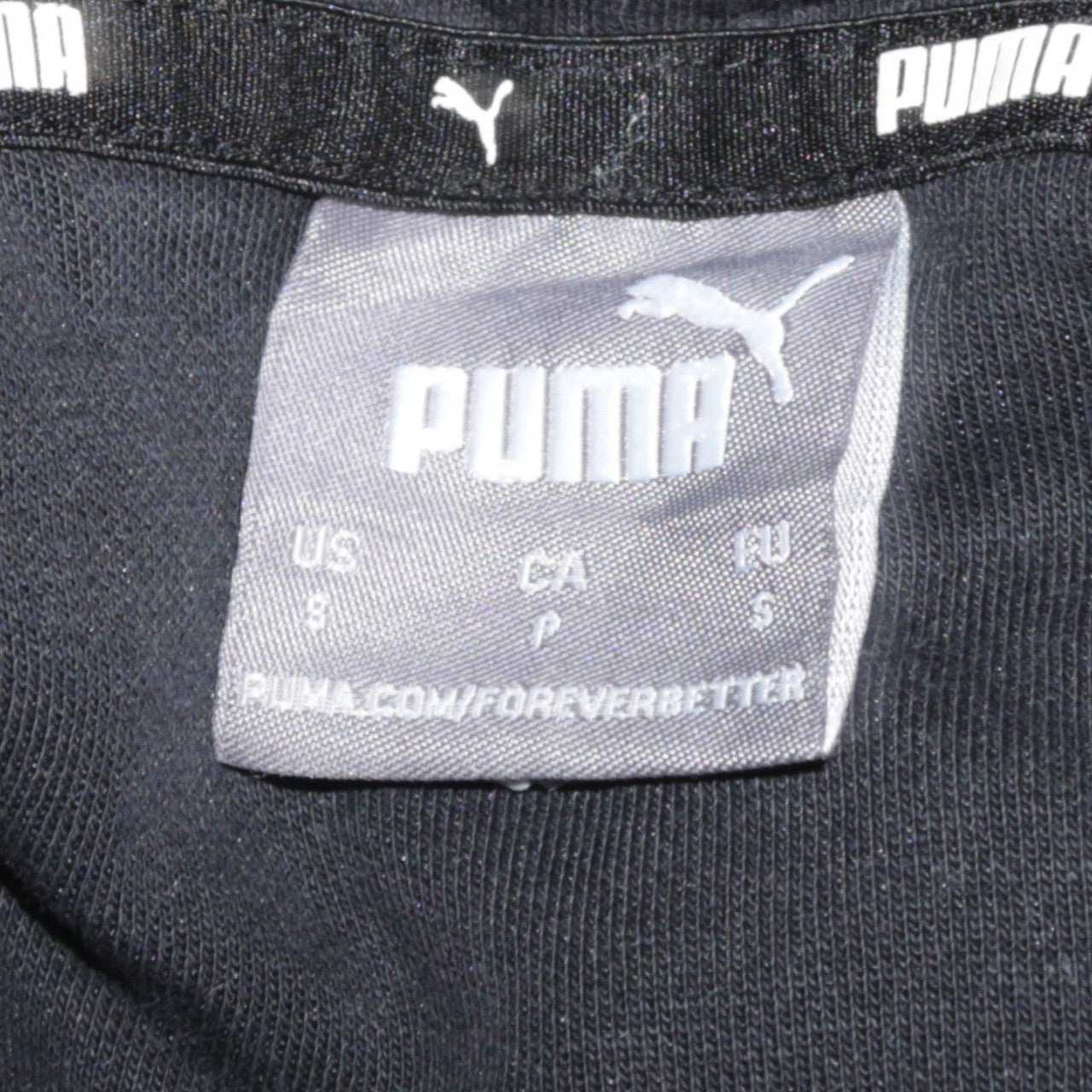Puma Men Black Pullover Hoodie Size S Regular Fit Sports Fleece