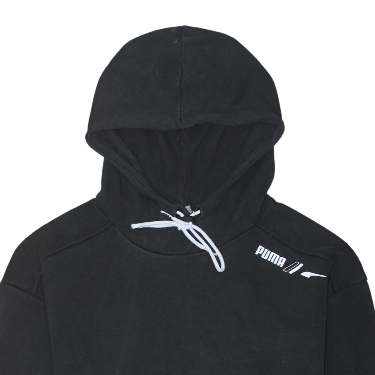 Puma Men Black Pullover Hoodie Size S Regular Fit Sports Fleece