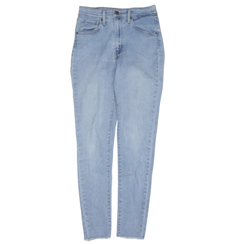 Levi's Women's Blue High Rise Mile High Super Skinny Jeans Size 10