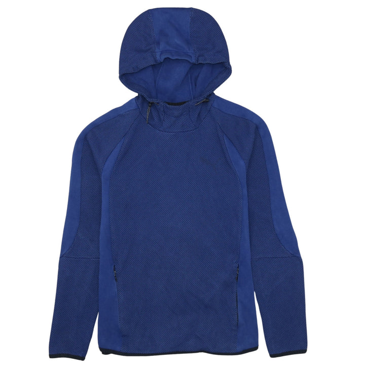 Puma Mens Blue Pullover Hoodie S Lightweight Sports Fleece