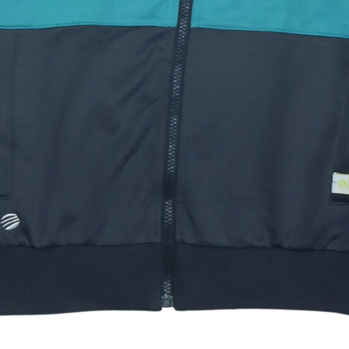 adidas Men Blue XL Track Jacket Full Zip Lightweight Sportswear