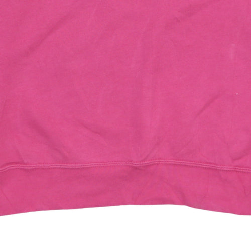 Nike Womens Pink XS Pullover Sweatshirt with Logo