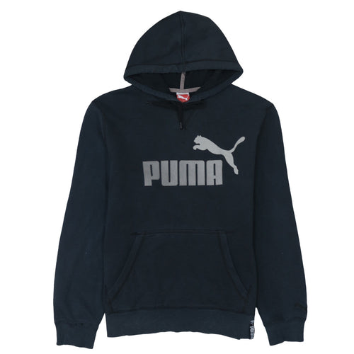 Puma Men's Black XL Pullover Hoodie with Logo