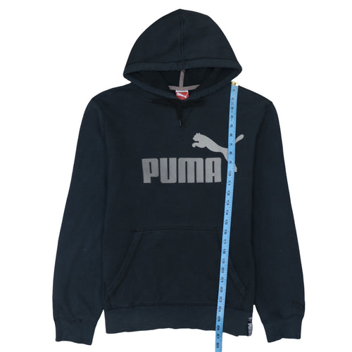 Puma Men's Black XL Pullover Hoodie with Logo
