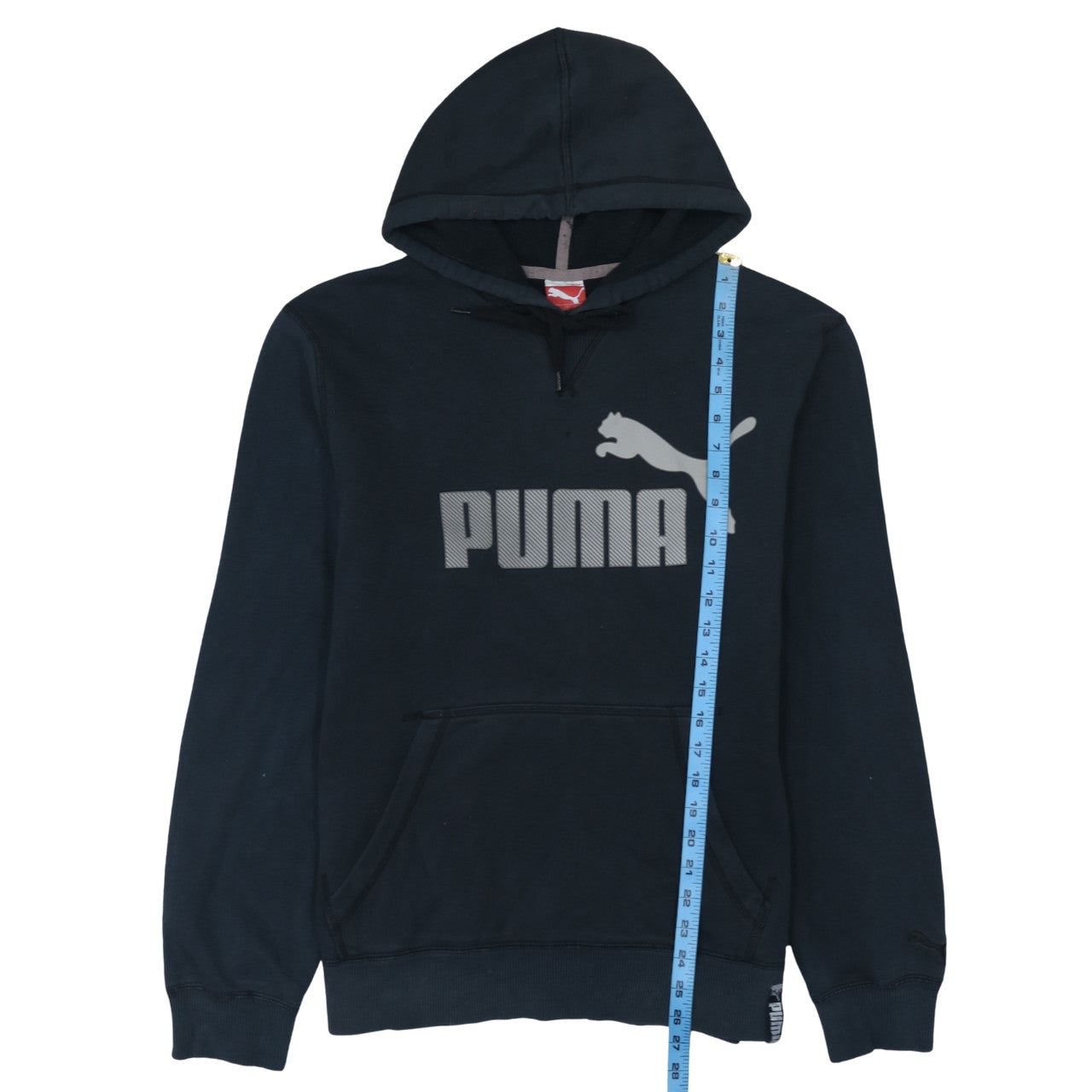 Puma Men's Black XL Pullover Hoodie with Logo