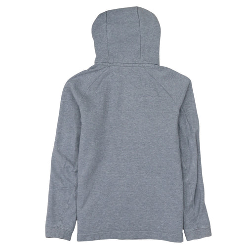 Nike Men's Grey Pullover Hoodie M Regular Fit Cotton Blend